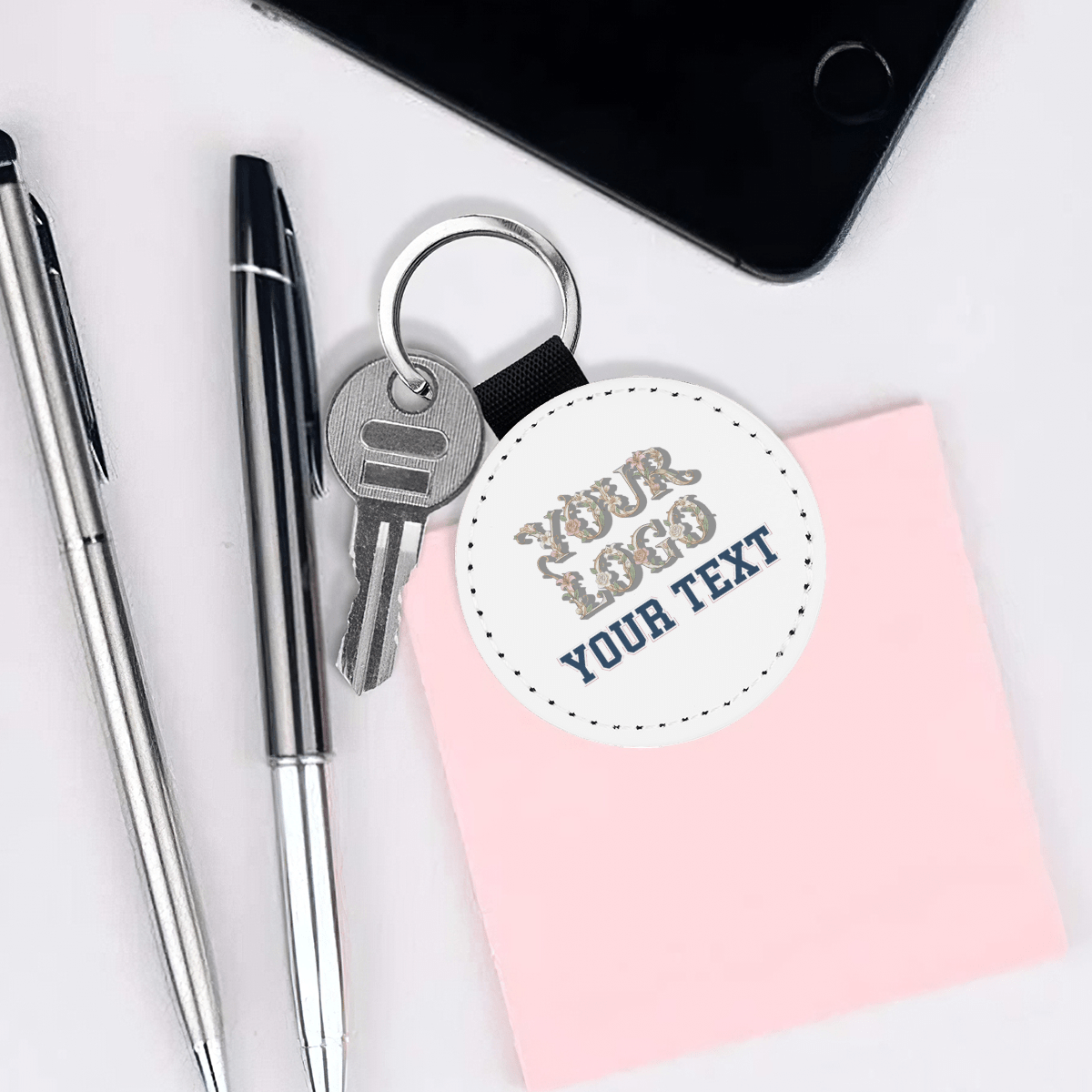 PU Round Keychain - Gear - BuyEcEc