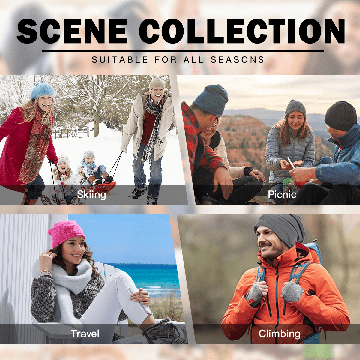 Pullover Knitted Hat - Gear - BuyEcEc