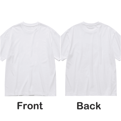 Romantic Couple Circle Unisex T-Shirt | Thank You For Being In My Life | Double - Sided Valentine's Gift - T-Shirts - BuyEcEc