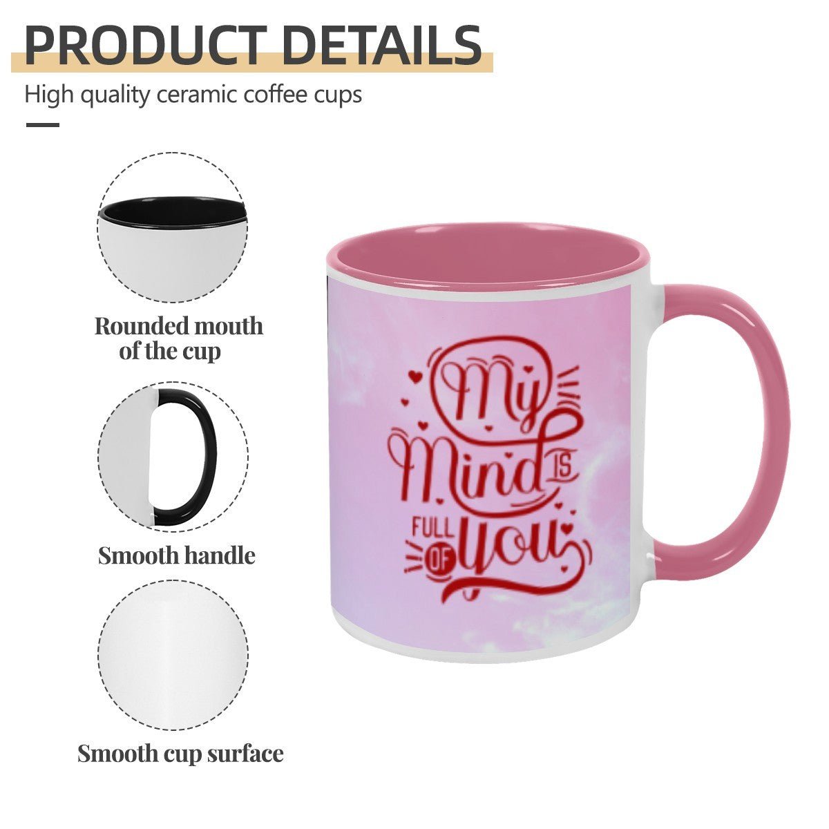 Romantic Quotes Two - Color Mug 11oz - Mugs - BuyEcEc