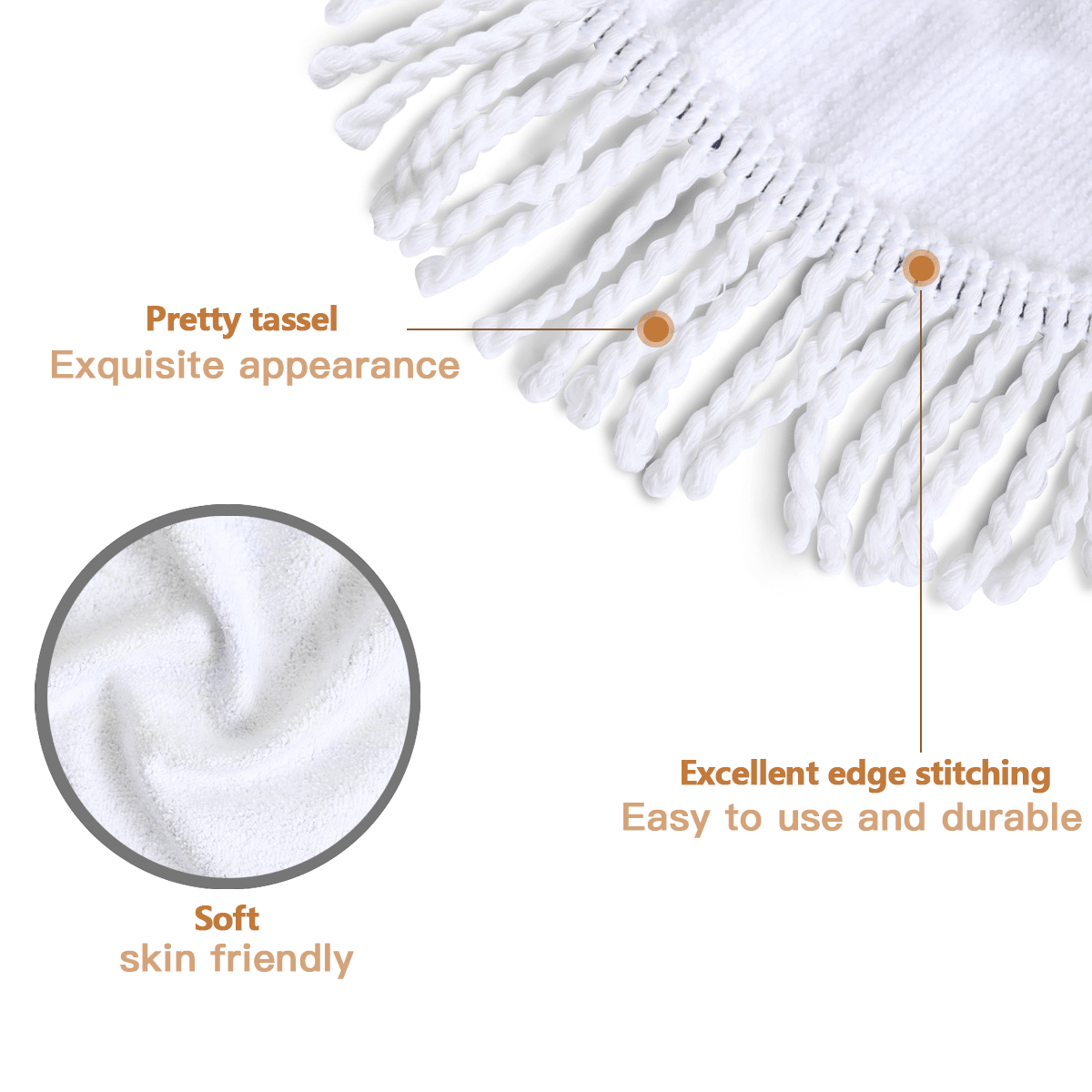Round Beach Towel Microfiber Heat Transfer - BuyEcEc