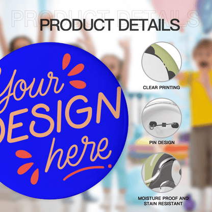 Round Button Badge - Gear - BuyEcEc