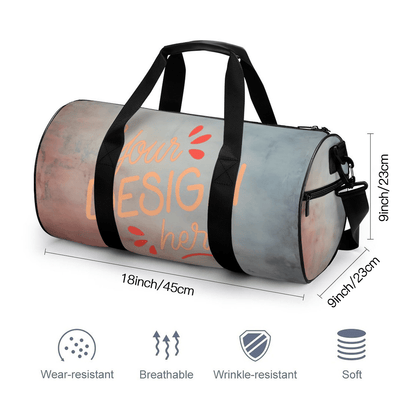 Round Duffle Sports Bag – Custom Design - Storage - BuyEcEc