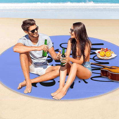 Round Picnic Mat Polyester Heat Transfer - BuyEcEc
