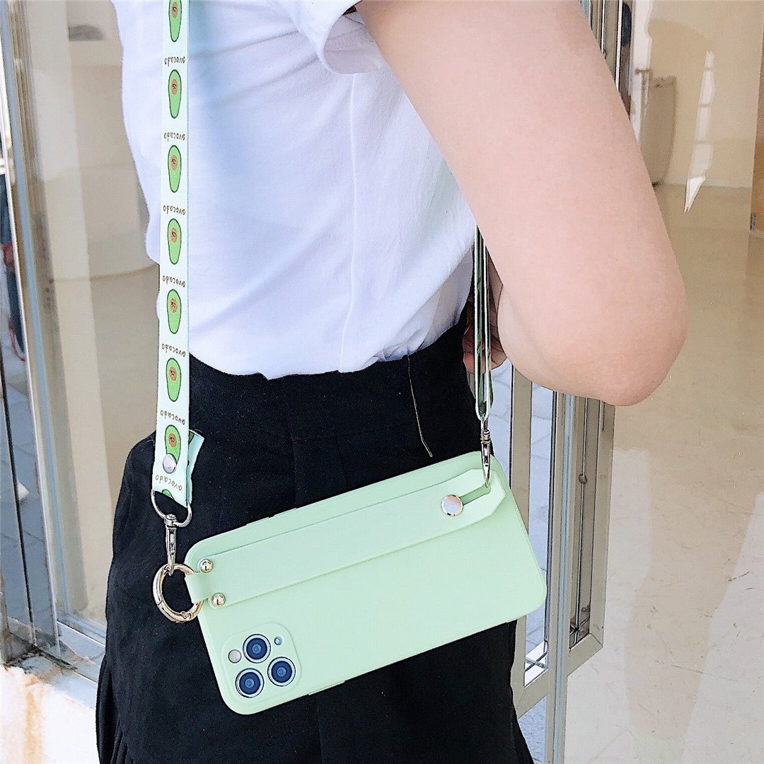 iPhone Case Cover Green Shockproof Strap metal ring  - iphoneCases - BuyEcEc