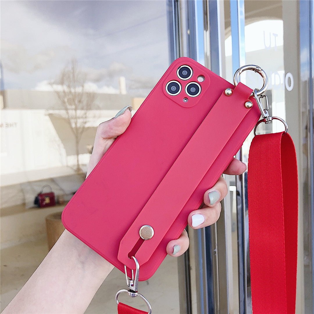 iPhone Case Cover Red Shockproof Strap metal ring  - iphoneCases - BuyEcEc