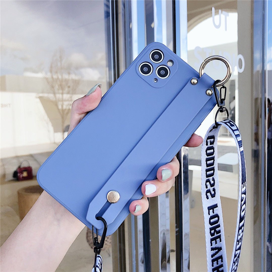 iPhone Case Cover Blue Shockproof Strap metal ring  - iphoneCases - BuyEcEc