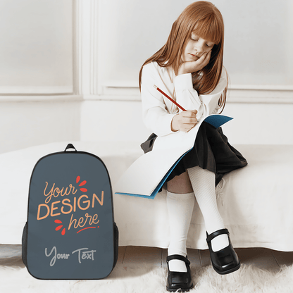 Simple Lightweight Casual Backpack – Custom Text (Dot) - Storage - BuyEcEc