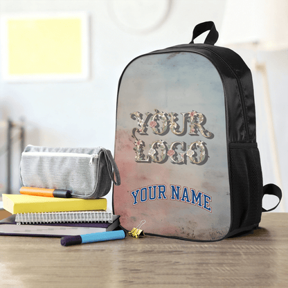 Slim Casual Backpack – Custom Name (Dark) - Storage - BuyEcEc