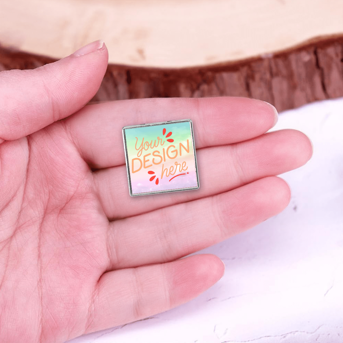 Square Brooch - Gear - BuyEcEc
