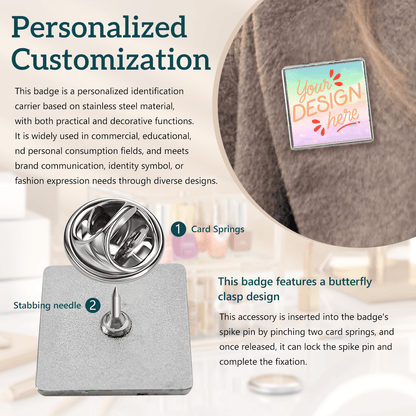 Square Brooch - Gear - BuyEcEc