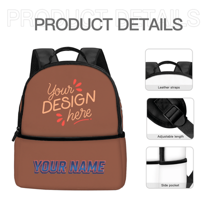 Stylish Mini Backpack – Custom Name - Storage - BuyEcEc