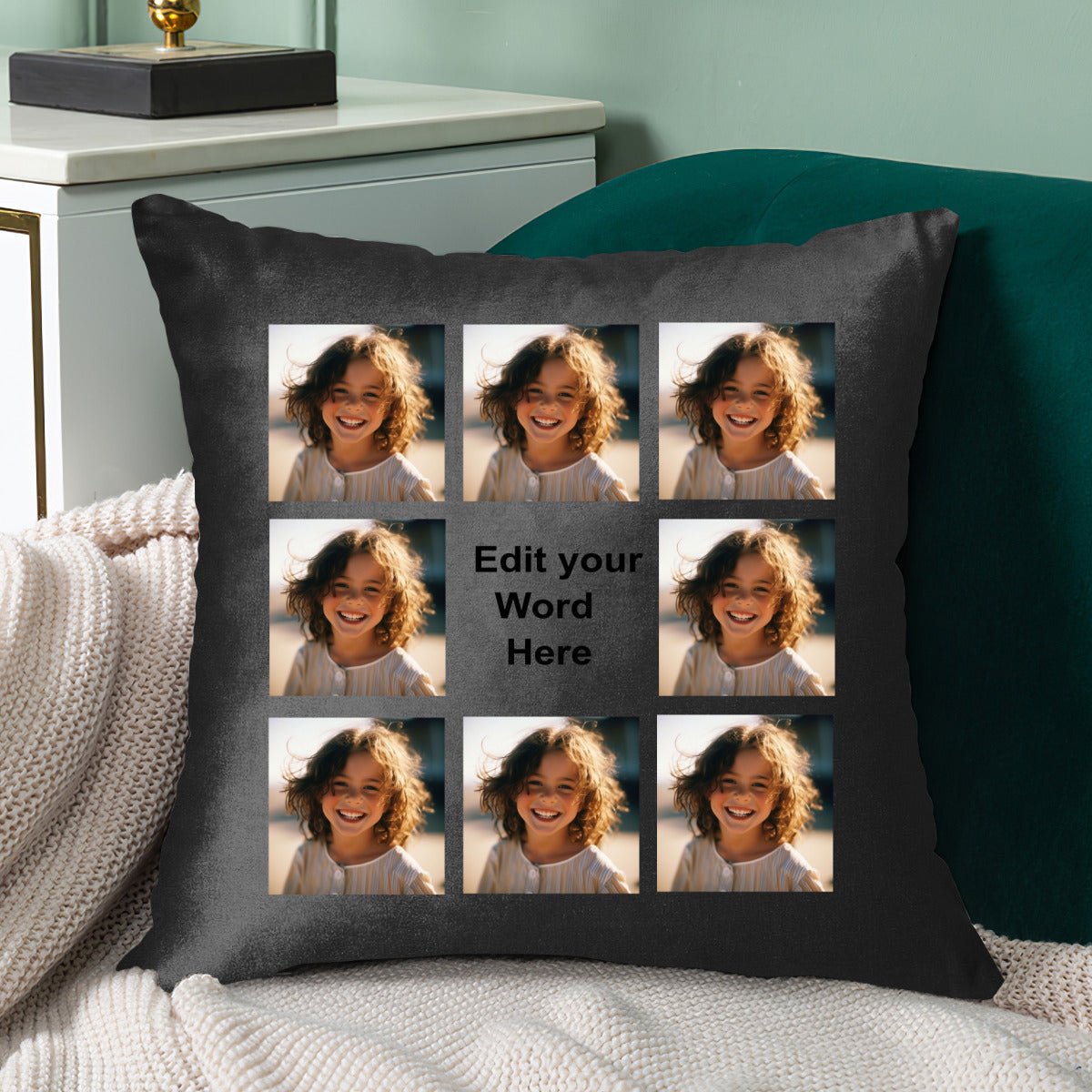 T0 - 046 - Photo Girl_Winged circular bracelet - Pillowcases - BuyEcEc