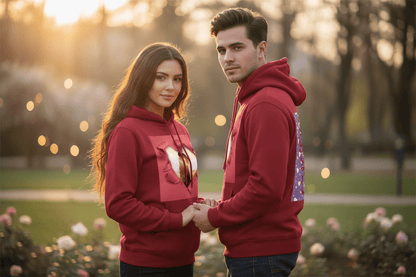 Torn Heart Unisex Hoodie | 280g Double - Sided | BuyEcEc - Hoodies - BuyEcEc