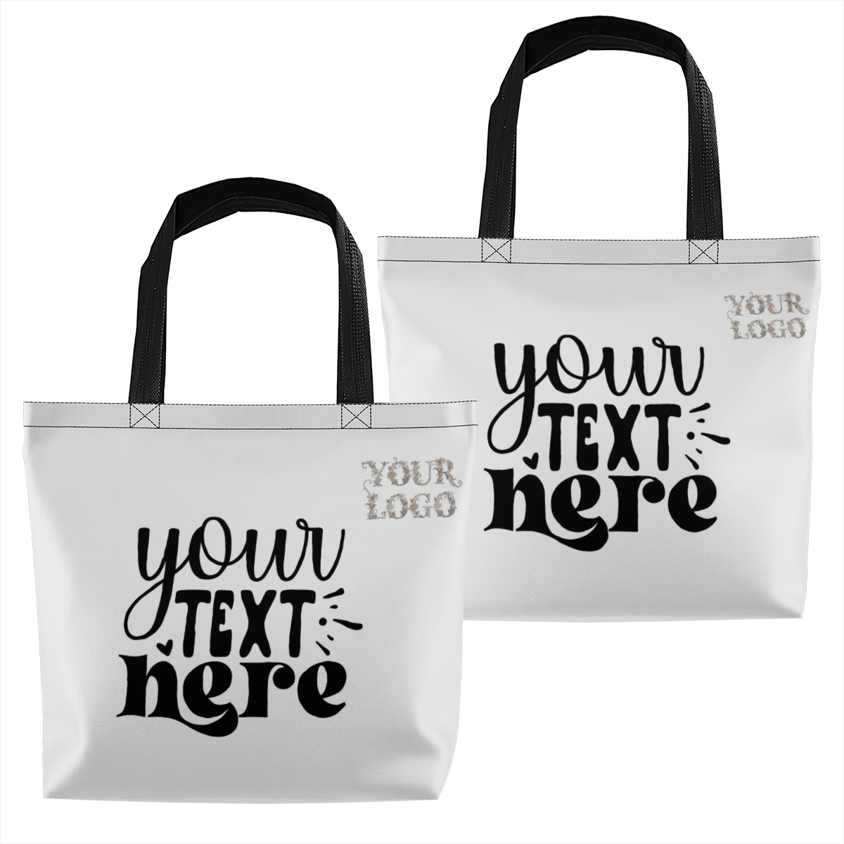 Tote Bag with Zipper – Multi - Side Custom Design - Storage - BuyEcEc
