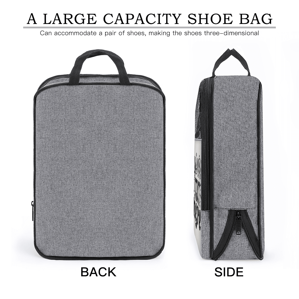 Travel Shoe Bag – Custom Text - Storage - BuyEcEc