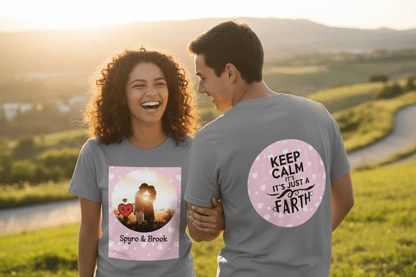 Valentine Character Unisex T-Shirt | 180g Double - Sided - T-Shirts - BuyEcEc