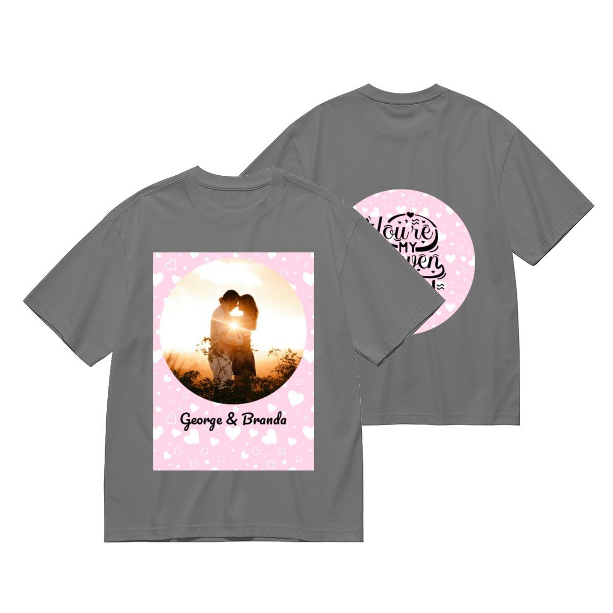 Valentine Character Unisex T-Shirt | 180g Double - Sided - T-Shirts - BuyEcEc