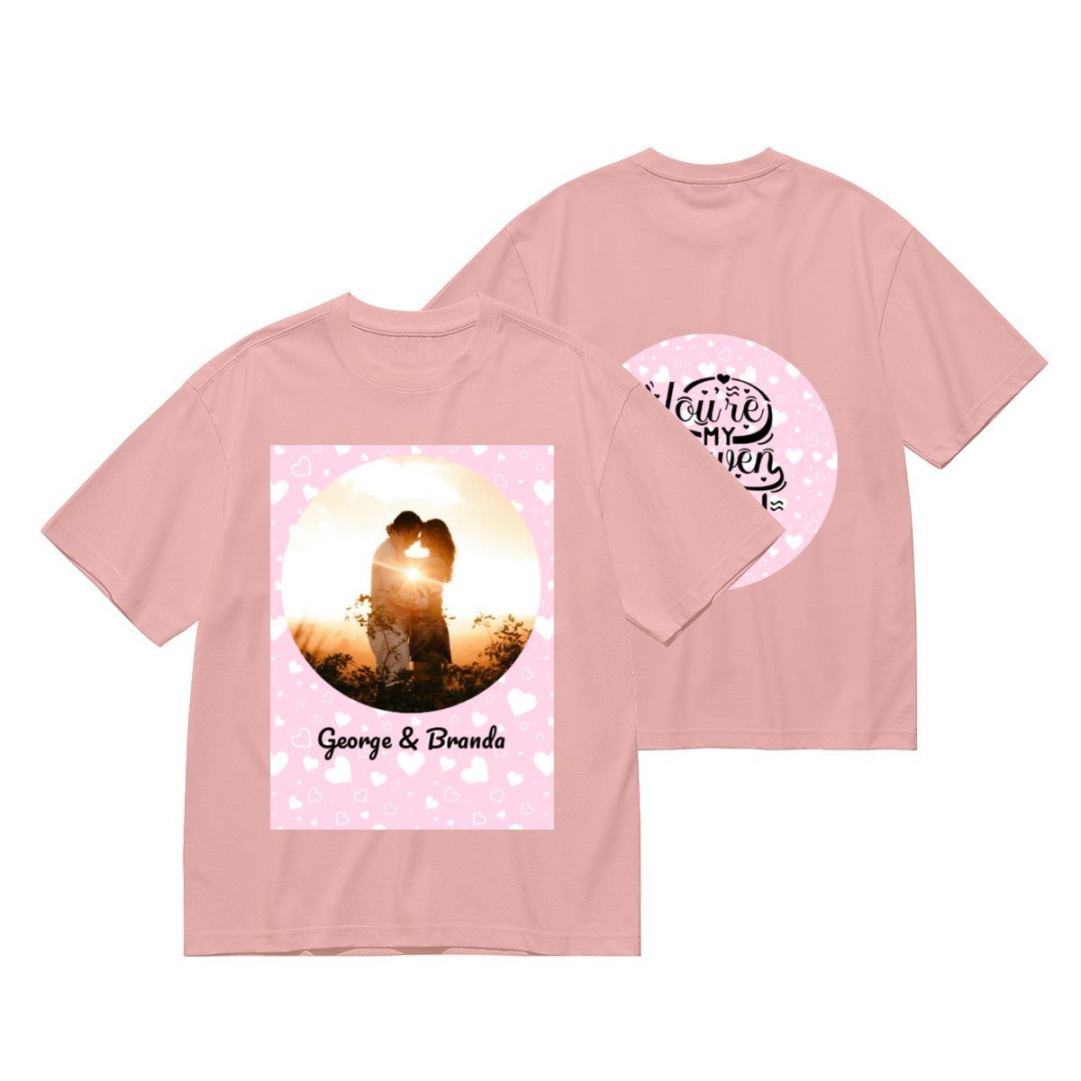 Valentine Character Unisex T-Shirt | 180g Double - Sided - T-Shirts - BuyEcEc