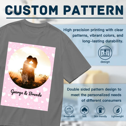 Valentine Character Unisex T-Shirt | 180g Double - Sided - T-Shirts - BuyEcEc