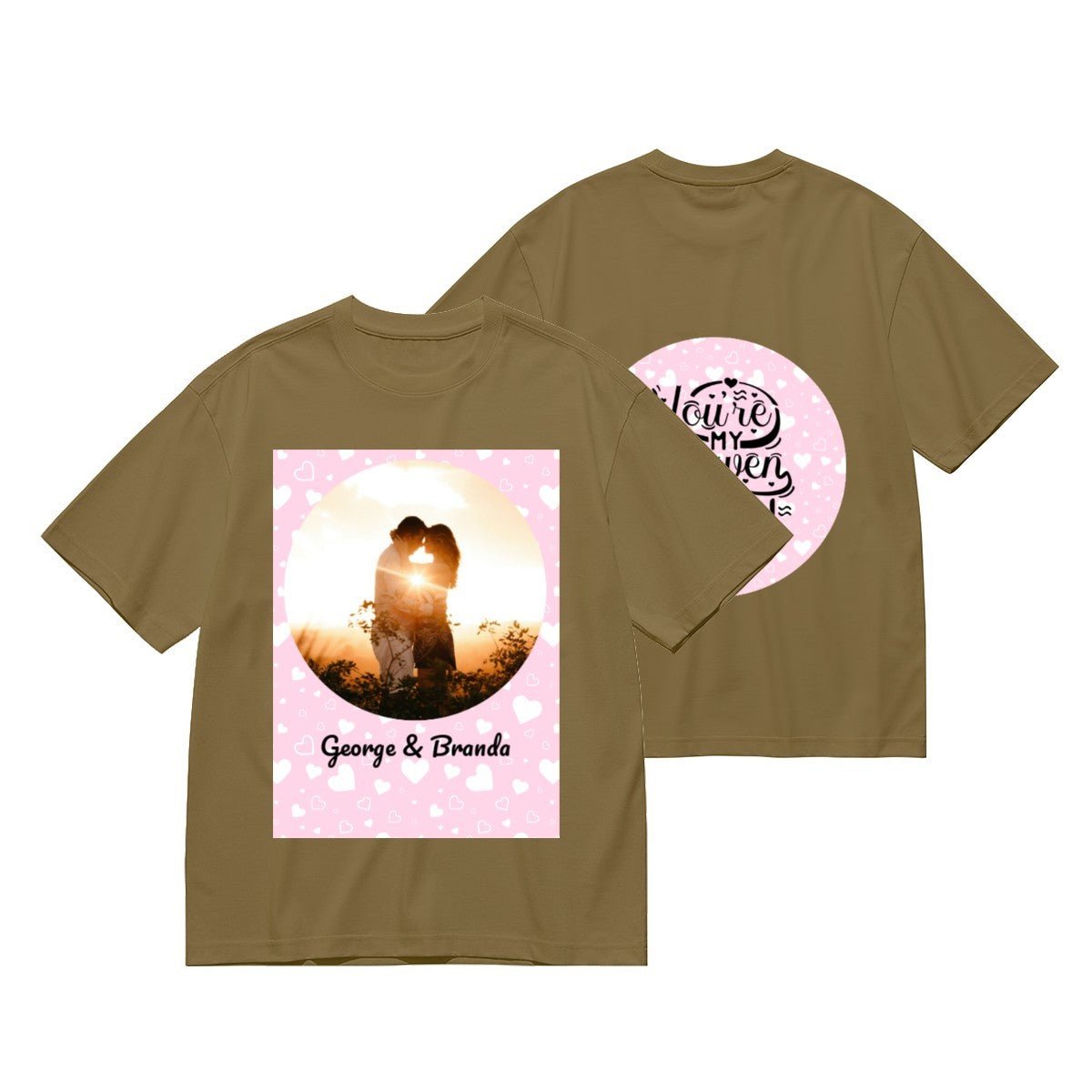 Valentine Character Unisex T-Shirt | 180g Double - Sided - T-Shirts - BuyEcEc