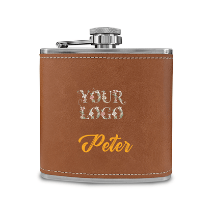 Vintage Stainless Steel Flask 6oz UV Inkjet - BuyEcEc
