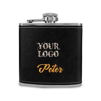 Vintage Stainless Steel Flask 6oz UV Inkjet - BuyEcEc