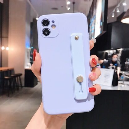 iPhone Case Cover Wrist Strap Purple Color  - iPhoneCases - BuyEcEc