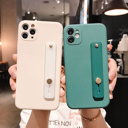 iPhone Case Cover Wrist Strap Soft Color  - iPhoneCases - BuyEcEc