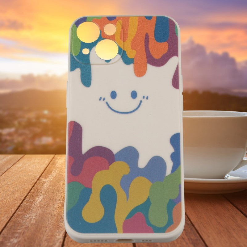 Smile Face Phone Case Aesthetic Cover iPhone 11 12 13 Pro Max Mini | iPhone X XS Max XR | iPhone 7 8 Plus Se 2020 070-AA-01-F1