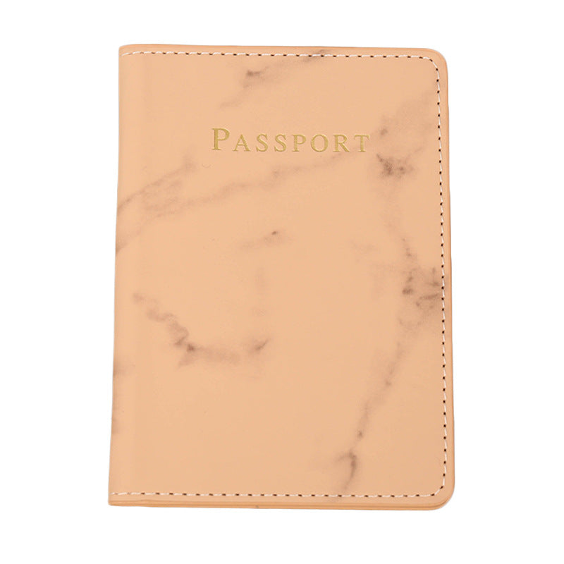 Fashion Women Men Passport Cover Pu Leather Marble Style Travel Id Credit Card Passport Holder Pocket Wallet Purse Bags Pouch 070-AA3-0001