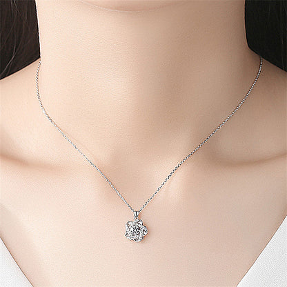 Korean version of the best-selling silver necklace five point star pendant personality luxury