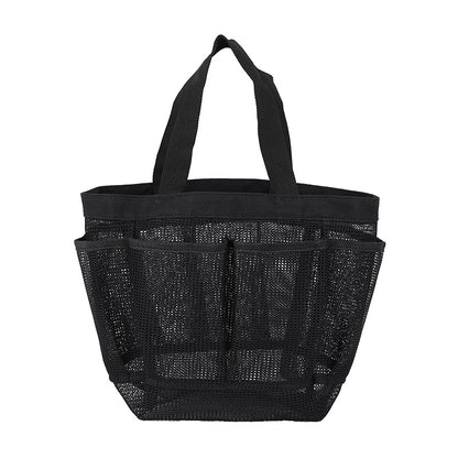 Mesh Basket Large Shower Bag Portable shoe Tote Quick Dry Shower Tote Hanging Storage Bag Toiletry Caddy for for College Dorm Room, Gym, Showers, Swimming and Travel   070-AA6-0001