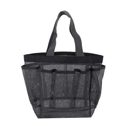 Mesh Basket Large Shower Bag Portable shoe Tote Quick Dry Shower Tote Hanging Storage Bag Toiletry Caddy for for College Dorm Room, Gym, Showers, Swimming and Travel   070-AA6-0001