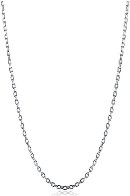 Sweet Cute Heart Pendant Silver Necklace For Women Trendy Jewelry