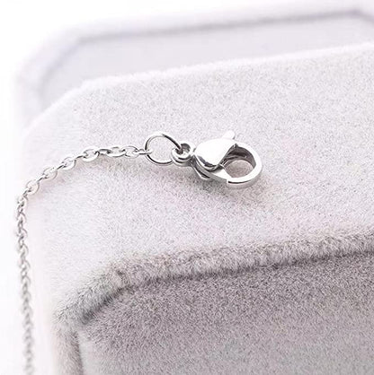 Women Sliver Plated Romantic Heart Shape Love White Purple Crystal Diamond Necklace Pendant Jewelry