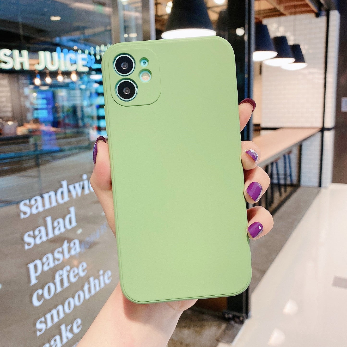 Pastel Colors Liquid Silicone Phone Case Cover | iPhone 11 12 13 Pro Max Mini | iPhone X Xs Max Xr | iPhone 7 8 Plus Se 2020 070-SJBHGJ00816