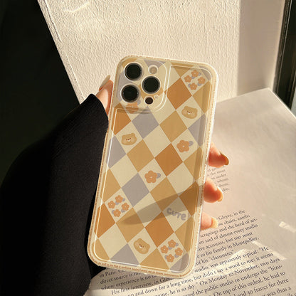 Cute Checkered Pattern Phone Case Cover | iPhone 11 12 13 Pro Max Mini | iPhone X XS Max XR | iPhone 7 8 Plus Se 2020 070-GJ1340712