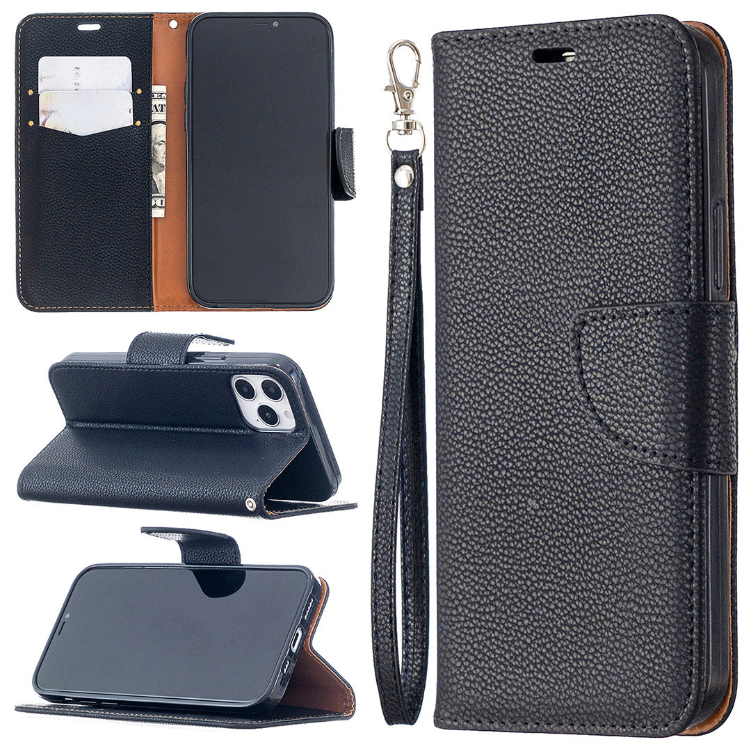PU Leather Flip Wallet with Lanyard Phone Case | iPhone 11 12 13 Pro Max Mini | iPhone X Xs Max Xr | iPhone 7 8 Plus Se 2020 070-QB1379670