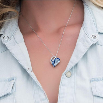 Pendant Heart Gifts for Women Jewelry Love Crystal Necklaces & Pendants