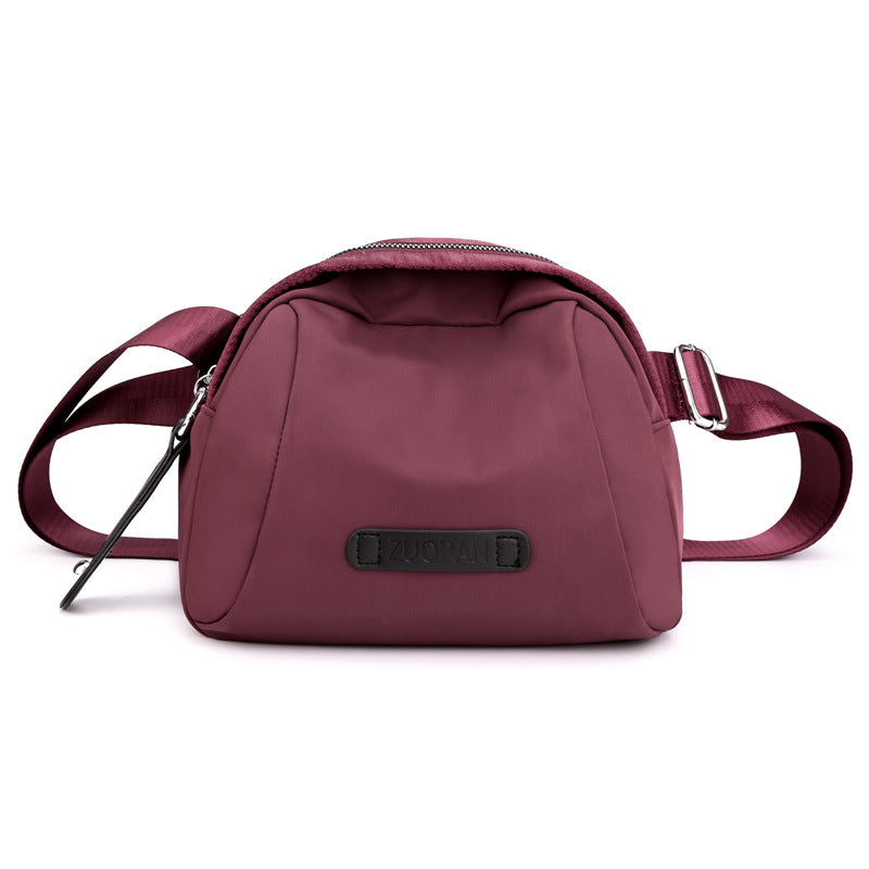 Waterproof Nylon Shoulder Bag For Women Wide Strap Bag Good Quality Shoulder Bag Soft Shell Bag    067-AA3-0021