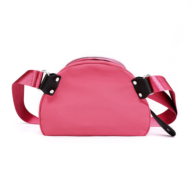 Waterproof Nylon Shoulder Bag For Women Wide Strap Bag Good Quality Shoulder Bag Soft Shell Bag    067-AA3-0021