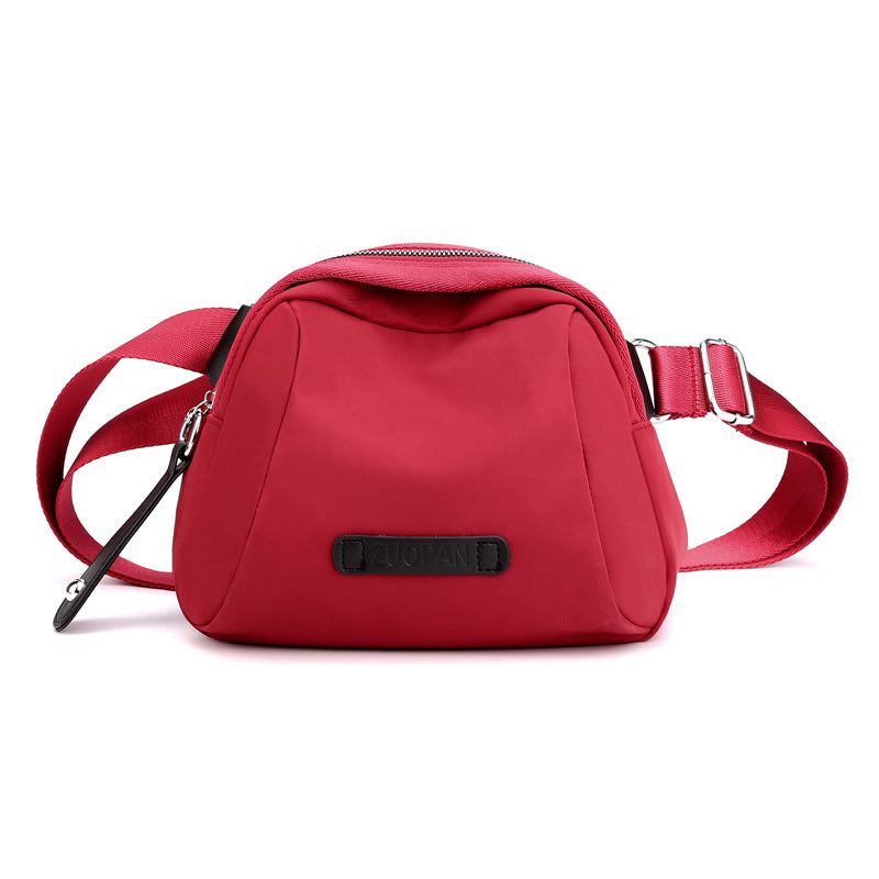 Waterproof Nylon Shoulder Bag For Women Wide Strap Bag Good Quality Shoulder Bag Soft Shell Bag    067-AA3-0021