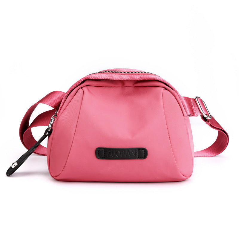 Waterproof Nylon Shoulder Bag For Women Wide Strap Bag Good Quality Shoulder Bag Soft Shell Bag    067-AA3-0021