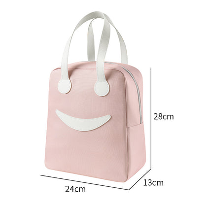 Kids Insulated Lunch Box for Girls Rainbow Bag, Reusable Lunch Tote Kit for Kids Picnic, Portable Insulated Lunch Thermal Bag, Colorful Large Zippered Cooler Box Lunch Organize 067-AA2-0001