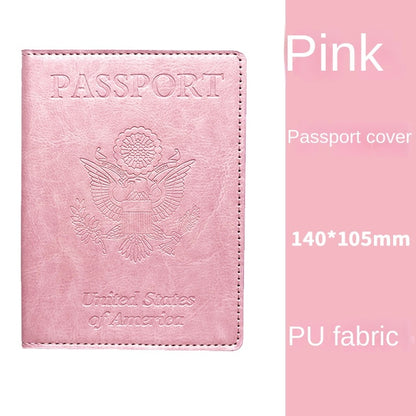 Passport Holder with Vaccine Card Slot, Multifunctional Leather Card Case Travel Accessories   070-AA3-0004