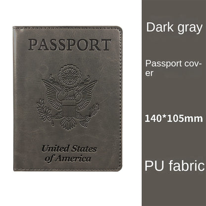 Passport Holder with Vaccine Card Slot, Multifunctional Leather Card Case Travel Accessories   070-AA3-0004