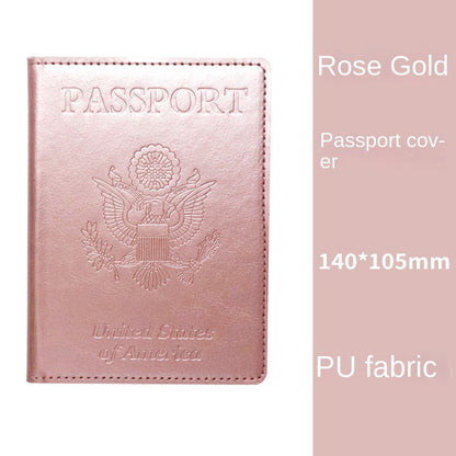 Passport Holder with Vaccine Card Slot, Multifunctional Leather Card Case Travel Accessories   070-AA3-0004
