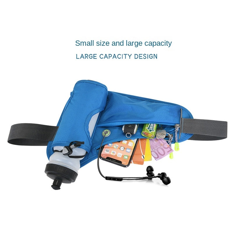 Outdoor Multi-function Sports Fitness Water Holder Bottle Waist Bag Holder for Outdoor Sport Running Walking Hiking Travel   067-AB4-0002