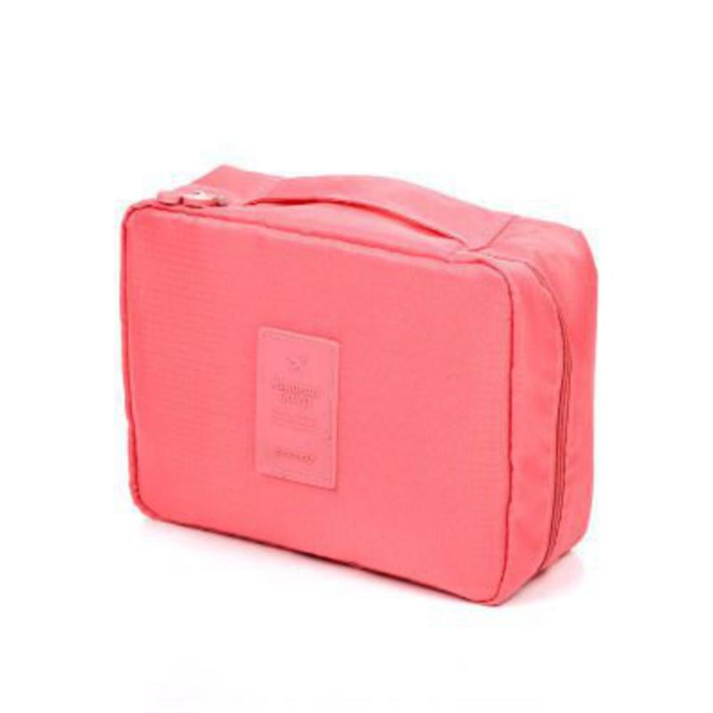 Simple Color Outdoor Makeup Bags Women Cosmetic Bag Make Up Organizer Toiletry Storage Travel Pouch